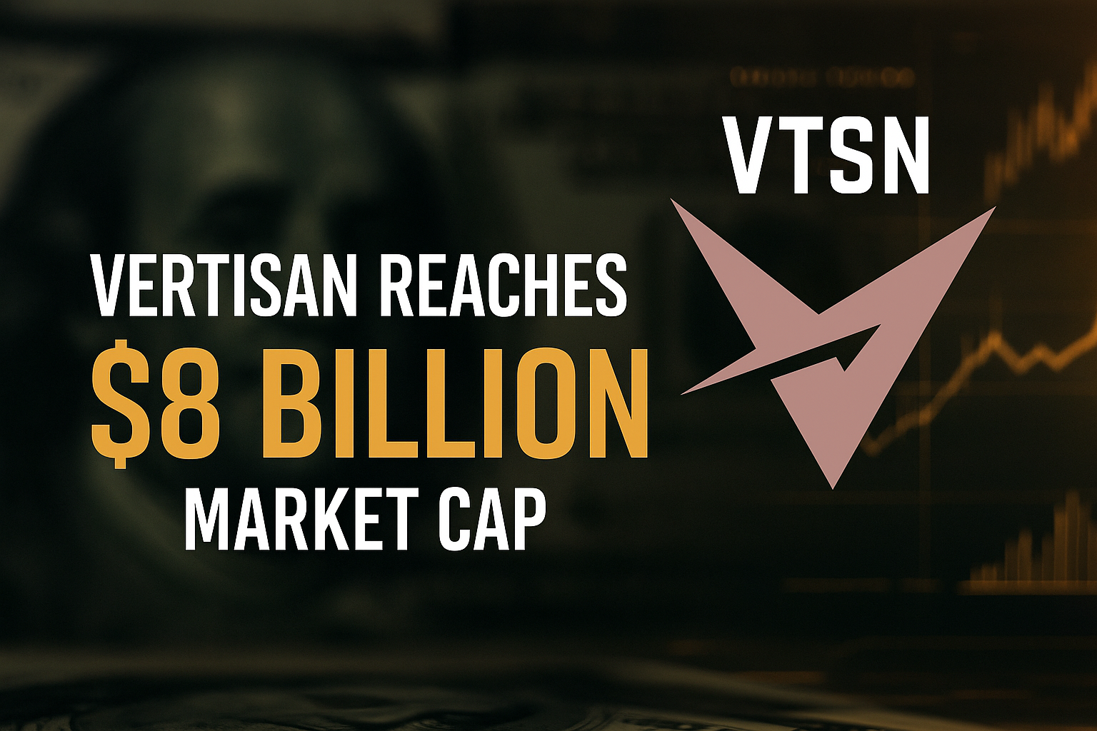 Vertisan Surges Past $8 Billion — Quietly Becoming One of the Top 20 Cryptos in the World